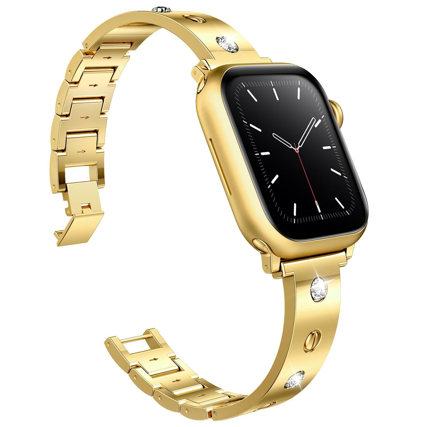 Diamond Metal Buckle Bracelet Watch Strap