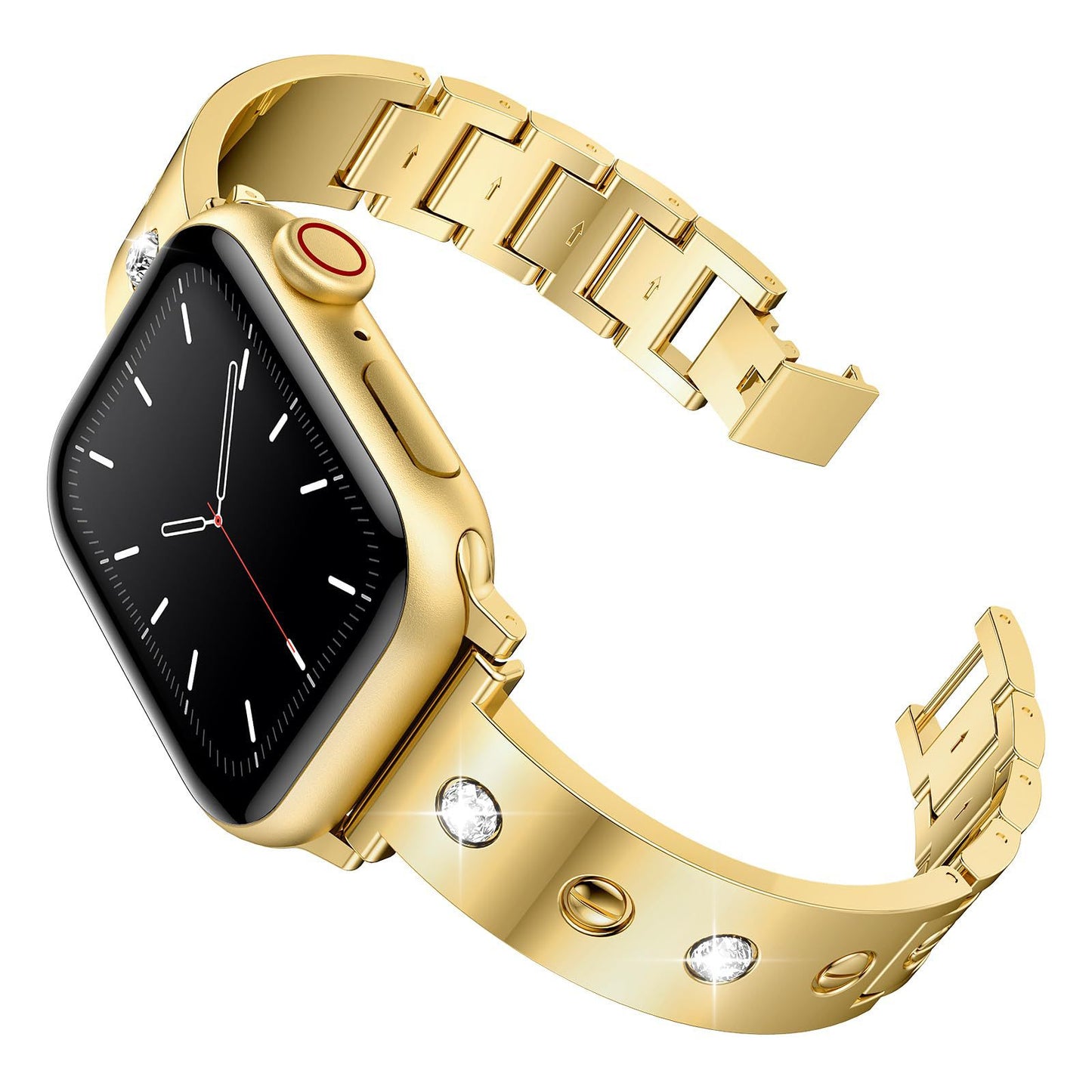 Diamond Metal Buckle Bracelet Watch Strap