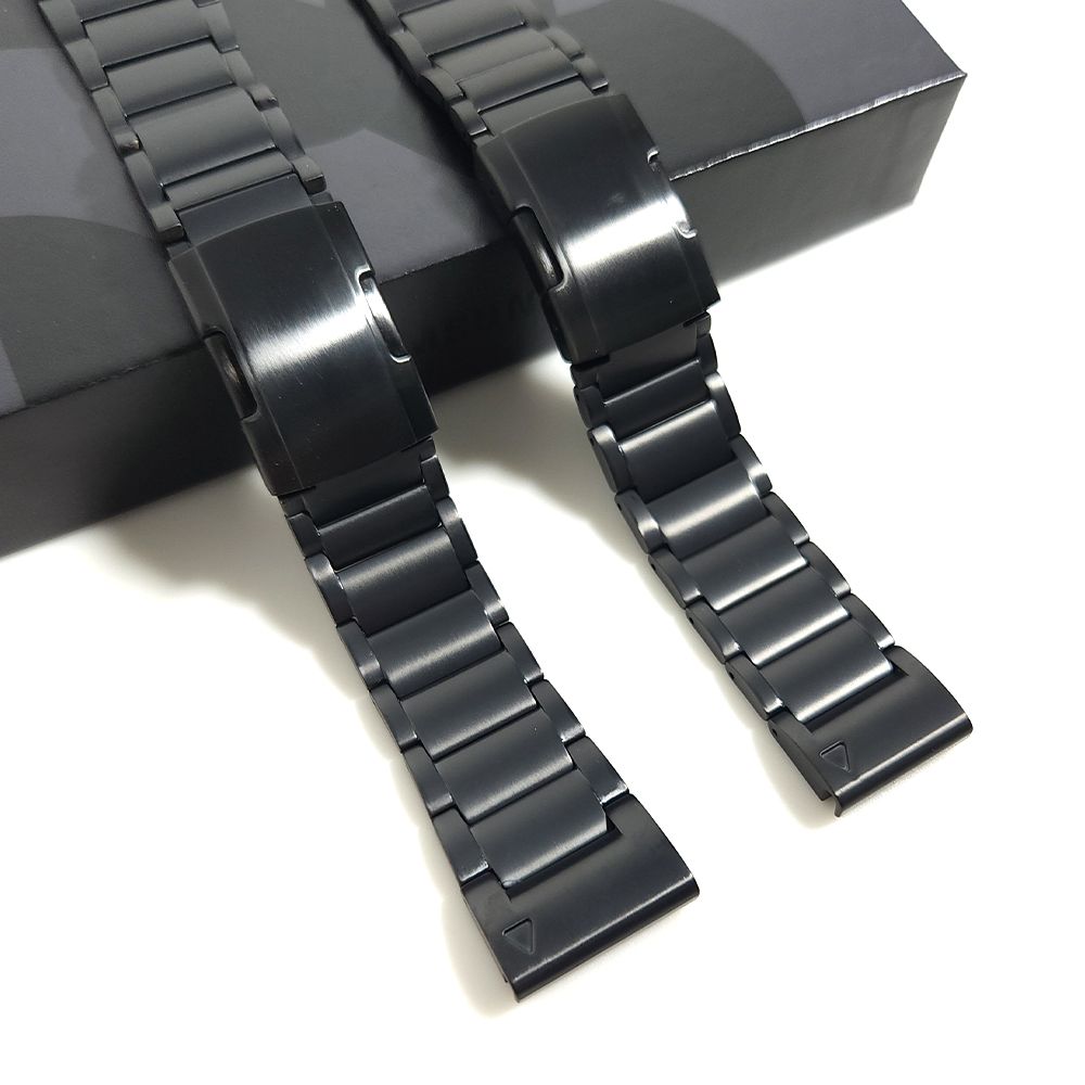 Titanium Watch Band Quick Install Strap for Garmin Fenix 8/7X/6X Pro/5X