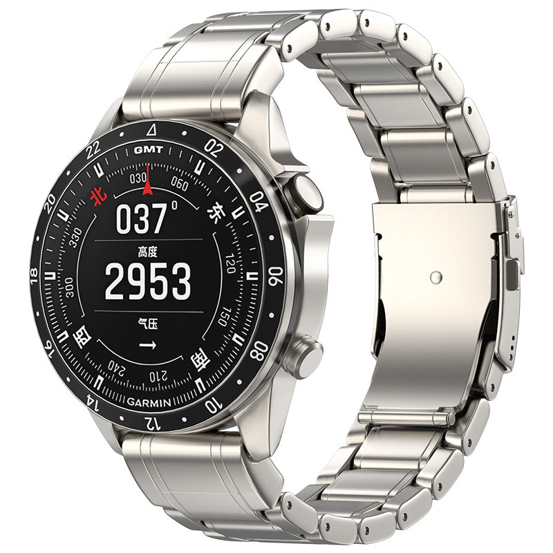 Premium Titanium Band For Garmin