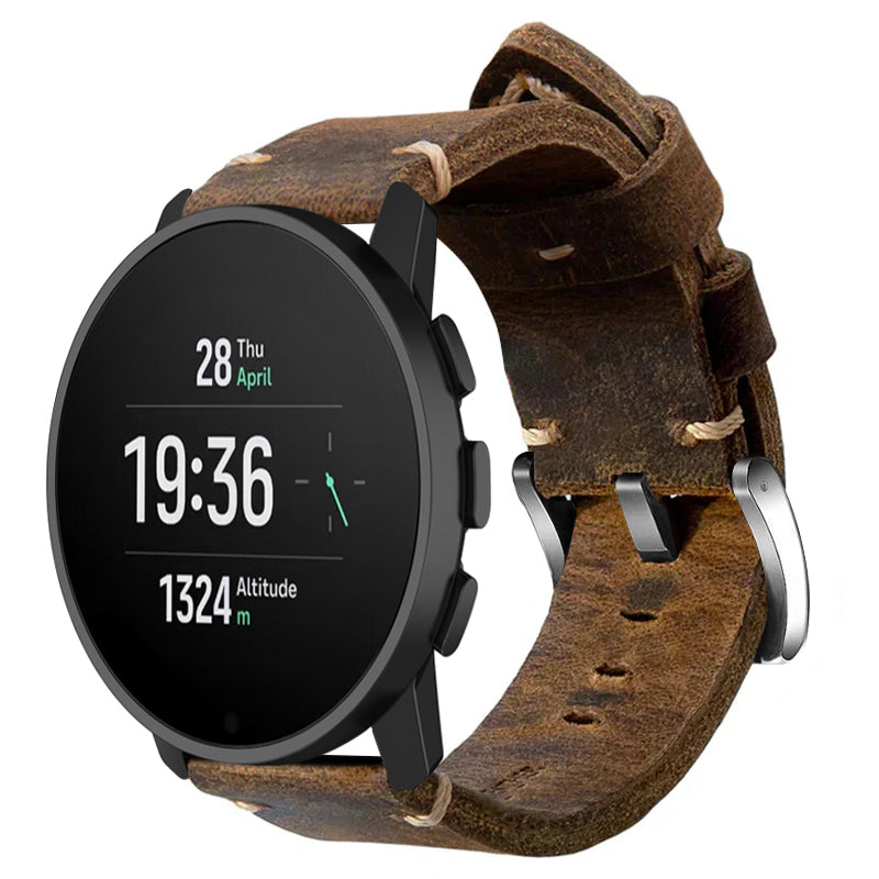 Vintage Leather Strap For Suunto -22mm