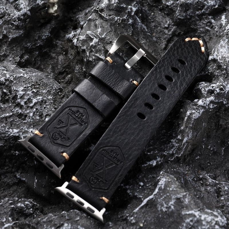 Handmade Vintage Leather Apple Watch Band