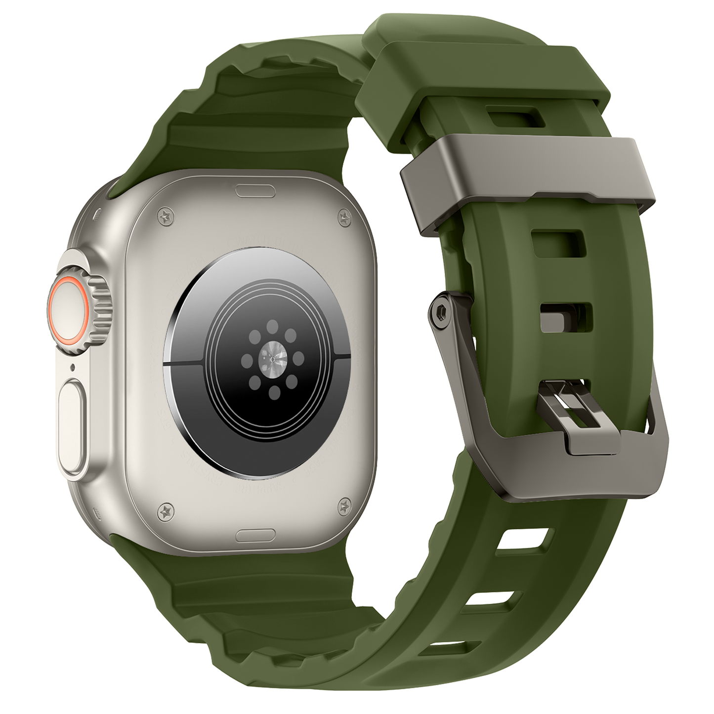 High Density Waterproof Silicone strap for Apple Watch