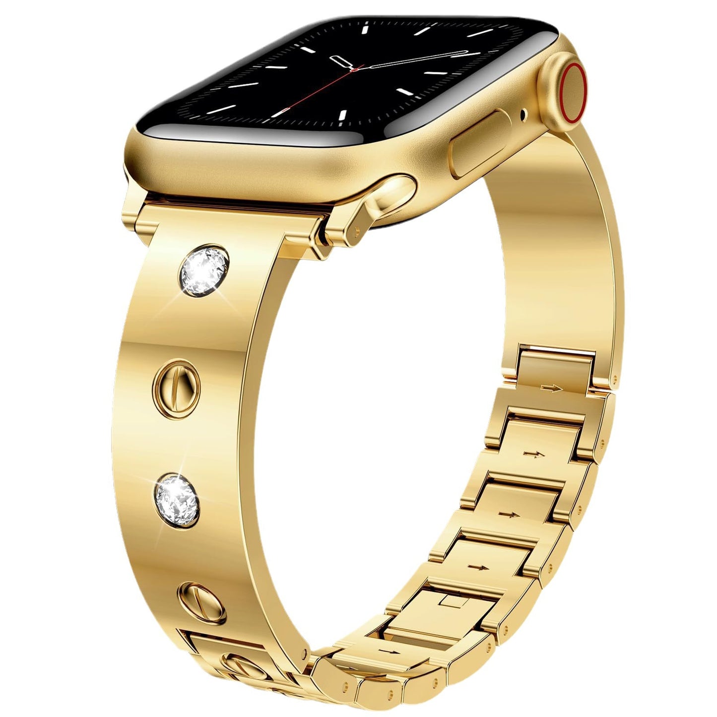 Diamond Metal Buckle Bracelet Watch Strap
