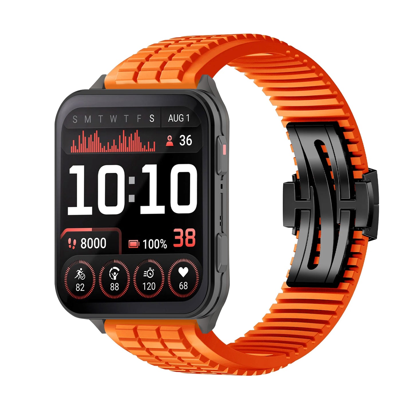 Cross-Country Fluororubber Strap Upgraded Version For Garmin Venu X1-24mm
