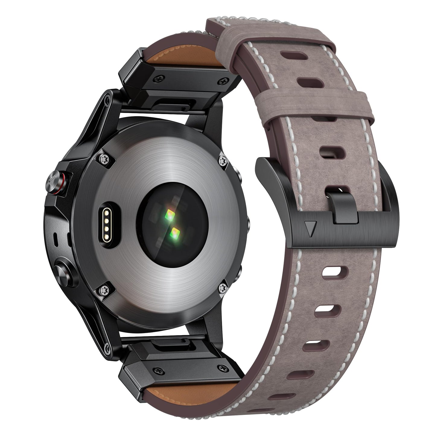 Genuine Leather Strap - For Garmin Fenix 8 7x 6x 5x Pro