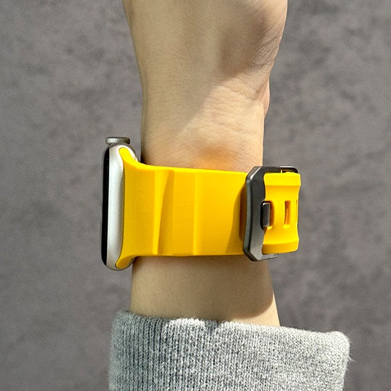 High Density Waterproof Silicone strap for Apple Watch