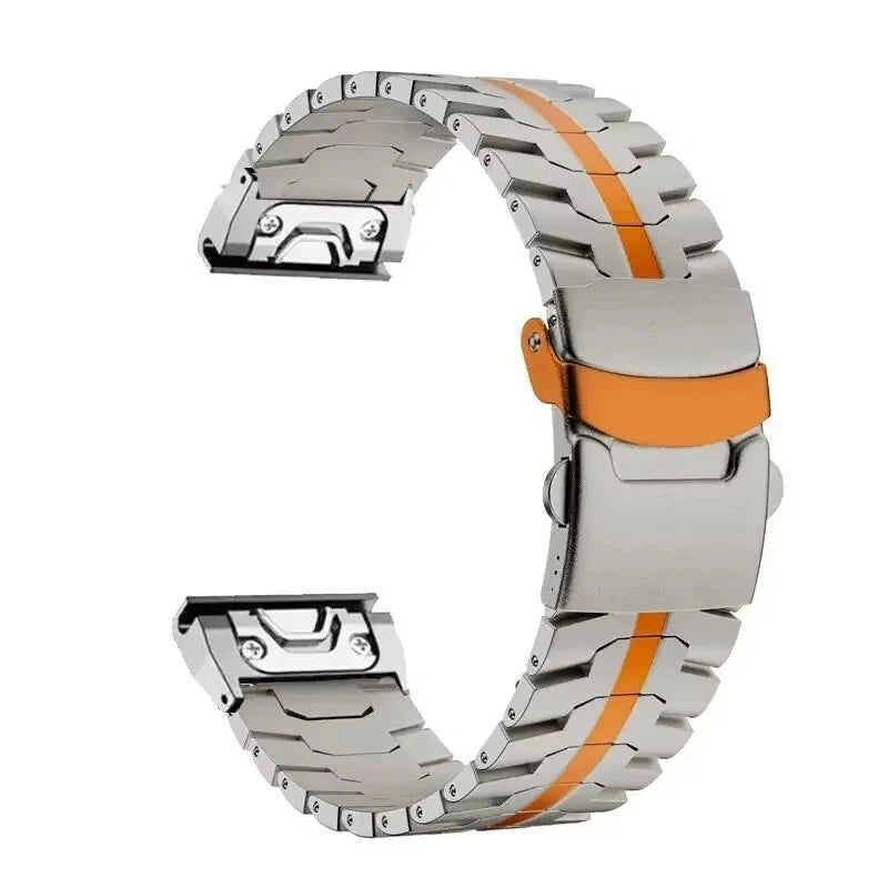 Titanium Watch Band For Garmin Fenix 8 7 7X 6 6X