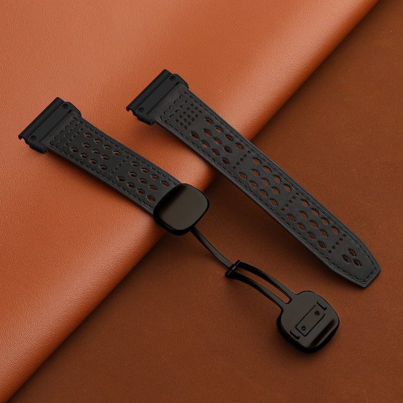 Breathable Leather Strap For Garmin