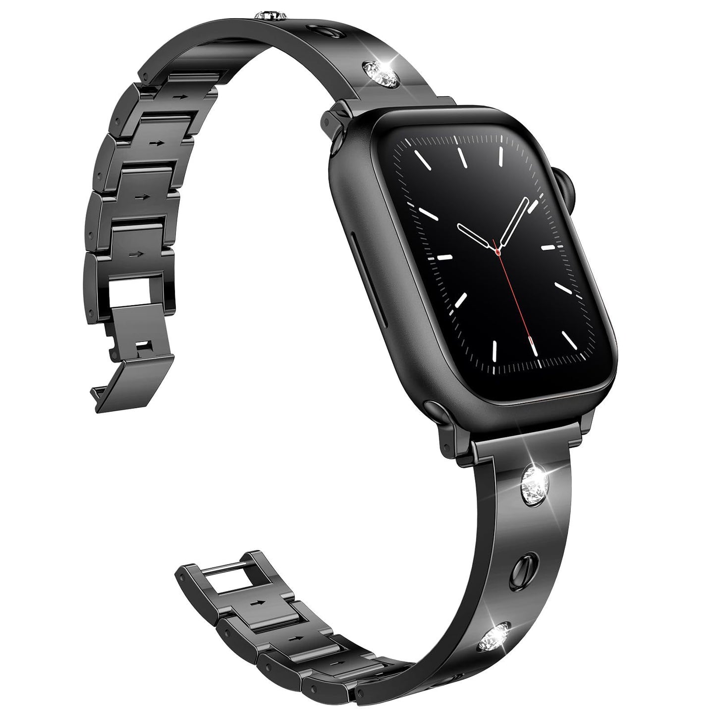 Diamond Metal Buckle Bracelet Watch Strap