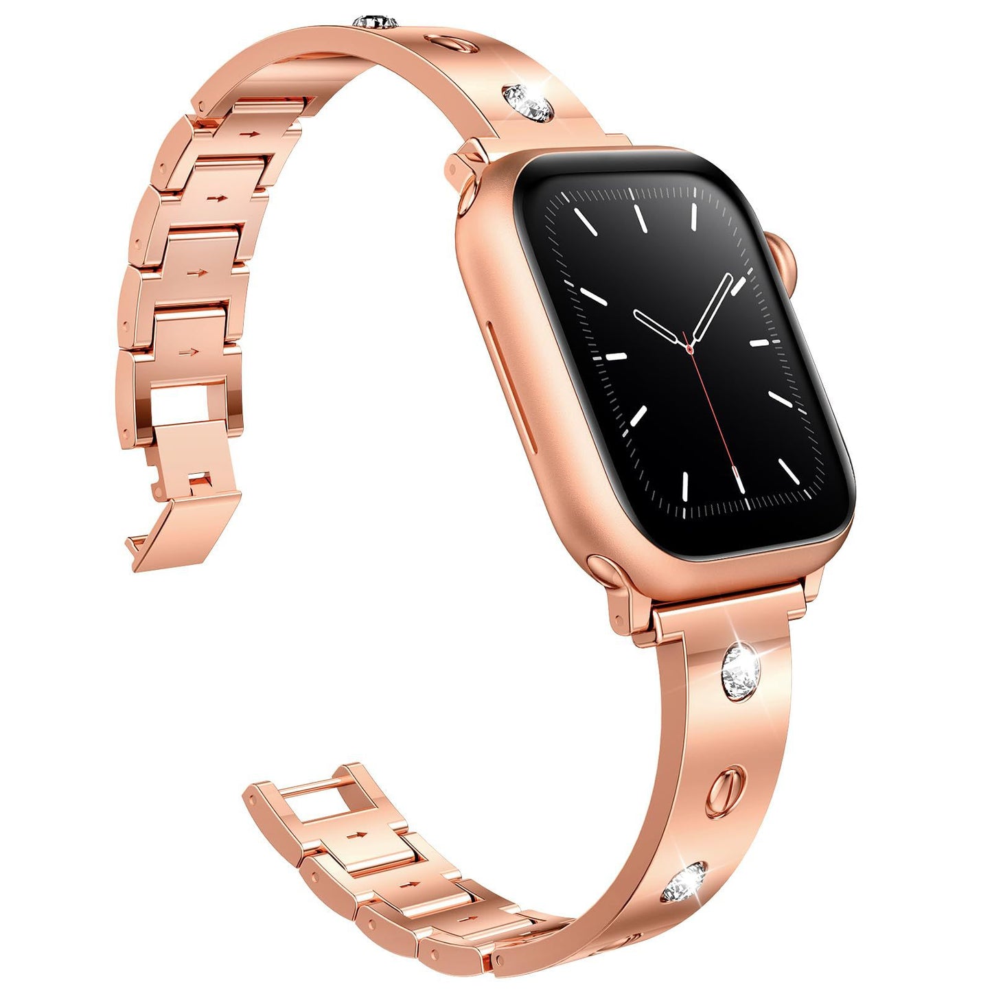 Diamond Metal Buckle Bracelet Watch Strap