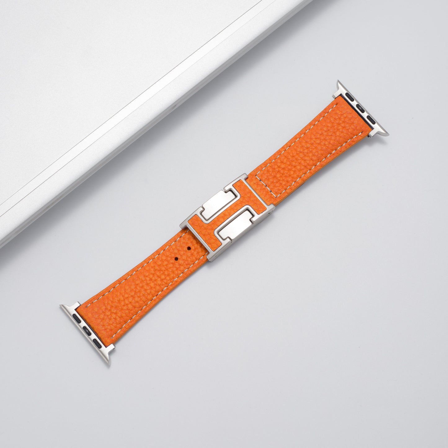 Luxurious Leather Magnetic Buckle Strap for Apple Watch