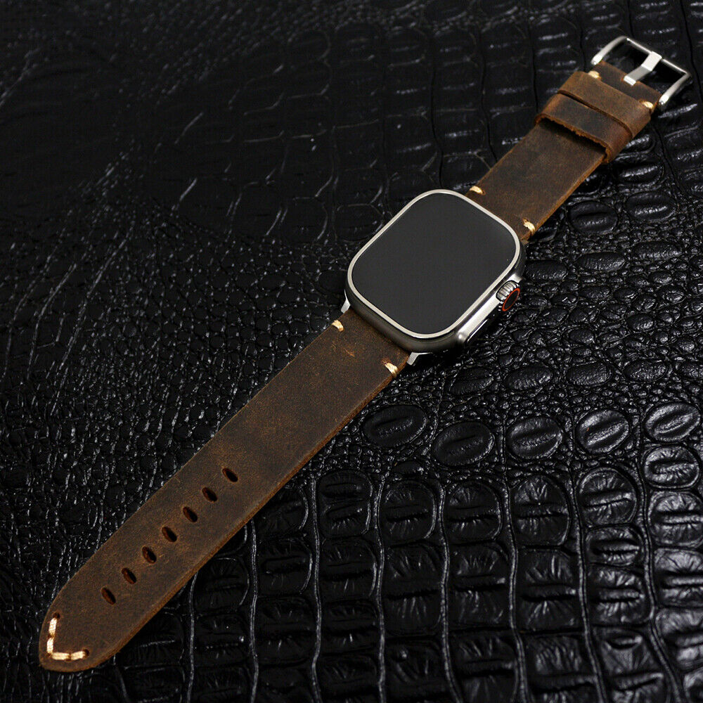 Handmade Vintage Leather Apple Watch Band