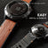 Silicone Leather Watch Strap For Garmin