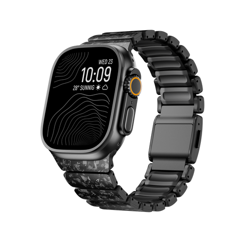 Carbon + FKM Band For Apple Watch
