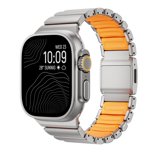 Ultra-Titanium +FKM Band Magnetic Clasp for Apple Watch