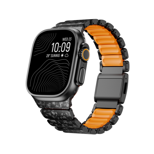 Carbon + FKM Band For Apple Watch