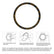 TPU Hollow Half Wrapped Watch Cover - For Garmin Fenix 8