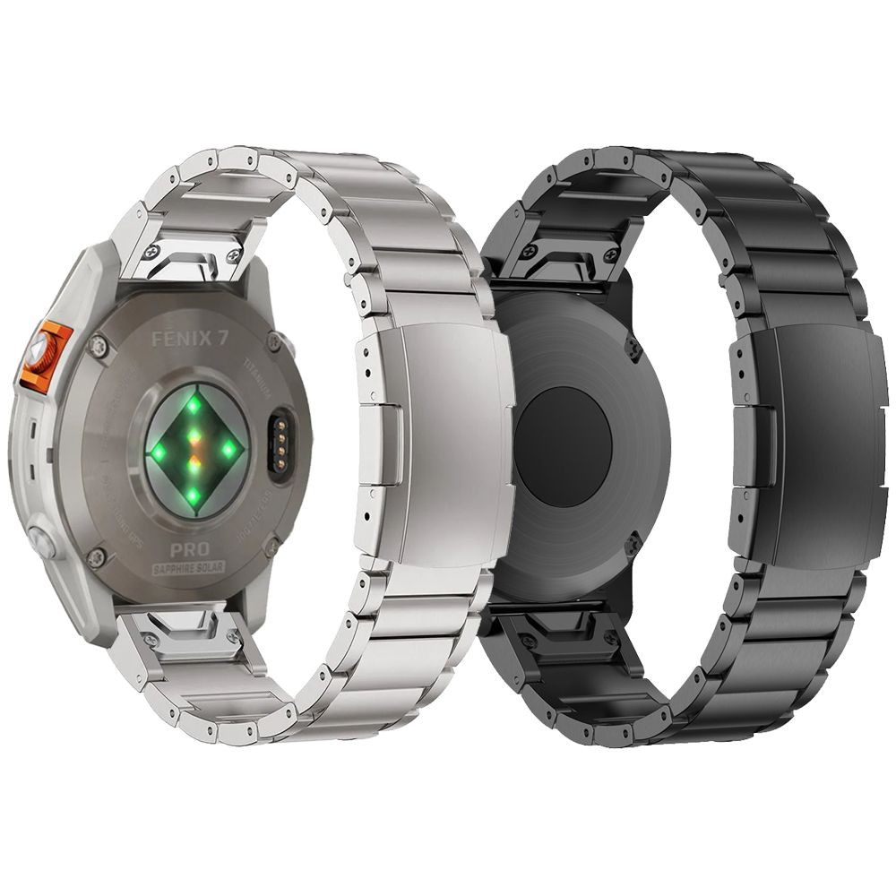 Titanium Watch Band Quick Install Strap for Garmin Fenix 8/7X/6X Pro/5X