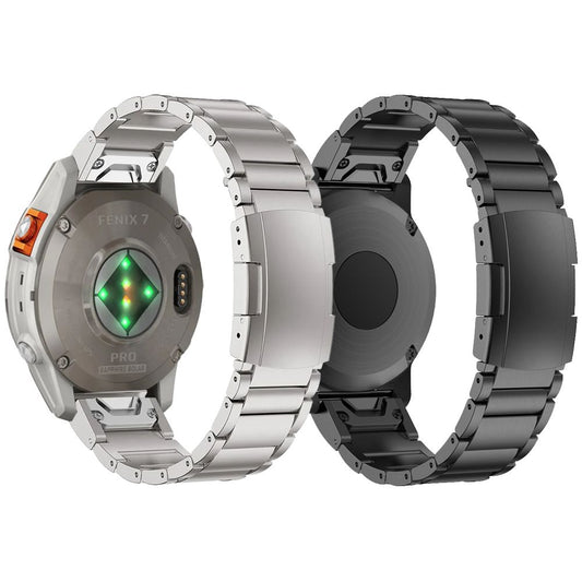 Titanium Watch Band Quick Install Strap for Garmin Fenix 8/7X/6X Pro/5X
