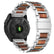 Natural Red Sandalwood & Metal Watch Band For Garmin