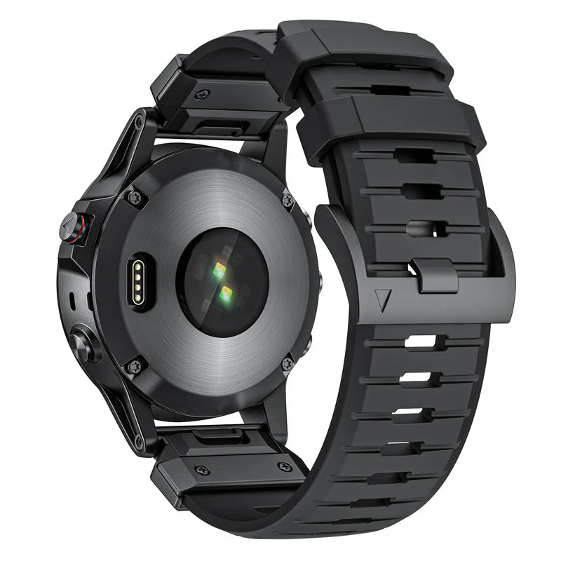 FKM Rubber Band For Garmin Fenix 8 7X 6X