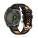 Two-tone stepped silicone strap for Garmin