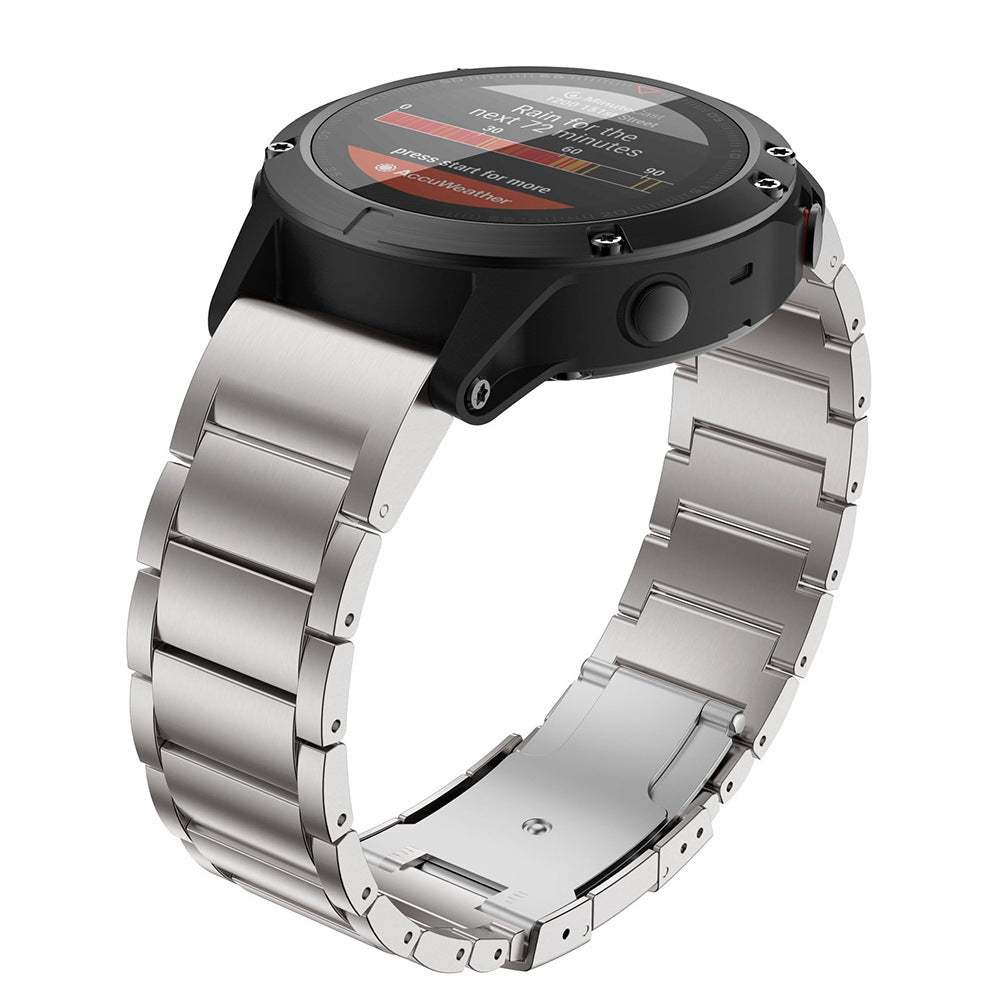 Titanium Watch Band Quick Install Strap for Garmin Fenix 8/7X/6X Pro/5X