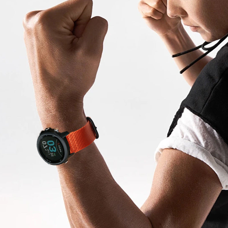 Oval Buckle Design Nylon straps For Garmin Venu 3/Venu 2/Forerunner245/255s/255//265