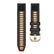 Two-tone stepped silicone strap for Garmin