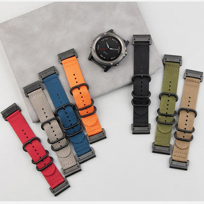 Oval Buckle Design Nylon straps For Garmin