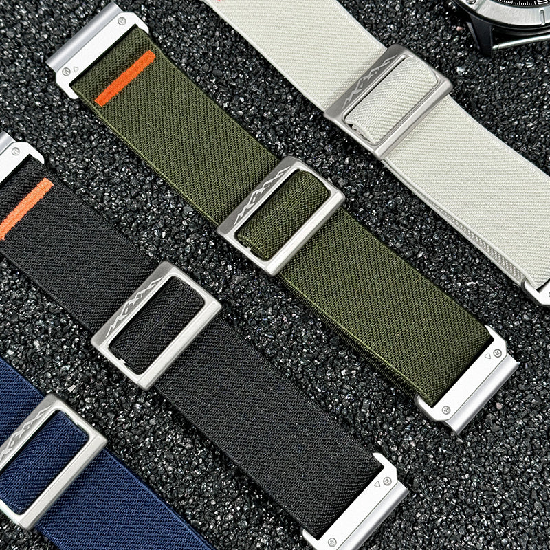 Elastic Nylon Loop Watch Band Strap For Garmin Fenix 8 7X 6 6X Pro 5 5X