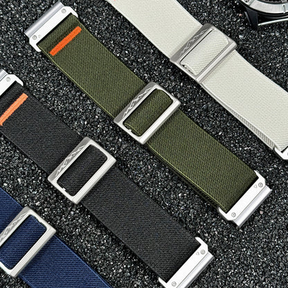 Elastic Nylon Loop Watch Band Strap For Garmin Fenix 8 7X 6 6X Pro 5 5X
