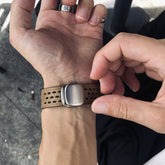 Breathable Leather QuickFit Strap For Garmin