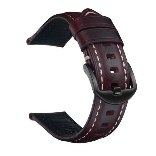 Nappa Leather Watch Band For Garmin Venu 3/Venu 2/Forerunner245/255s/255//265