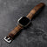 Handmade Italian leather strap for Apple Watch