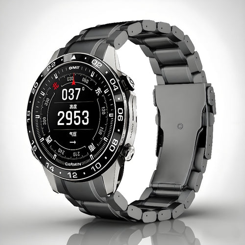 Curved Head Titanium Strap For Garmin Quatix 8/Fenix 7/Marq2