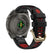 Two-tone stepped silicone strap for Garmin
