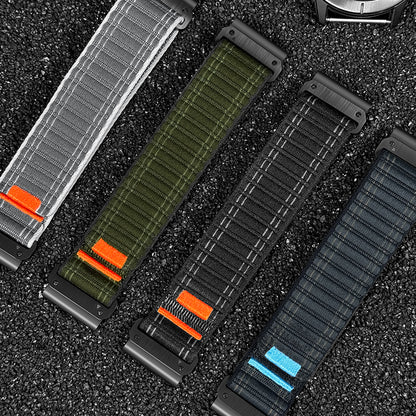 Quick Fit Nylon Sport Band For Garmin Fenix 7X/6X/5X