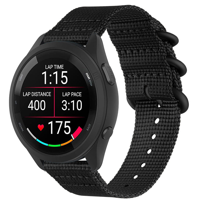 Oval Buckle Design Nylon straps For Garmin Venu 3/Venu 2/Forerunner245/255s/255//265