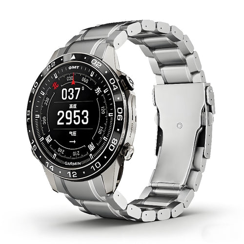 Curved Head Titanium Strap For Garmin Quatix 8/Fenix 7/Marq2