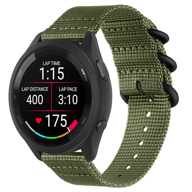 Oval Buckle Design Nylon straps For Garmin Venu 3/Venu 2/Forerunner245/255s/255//265