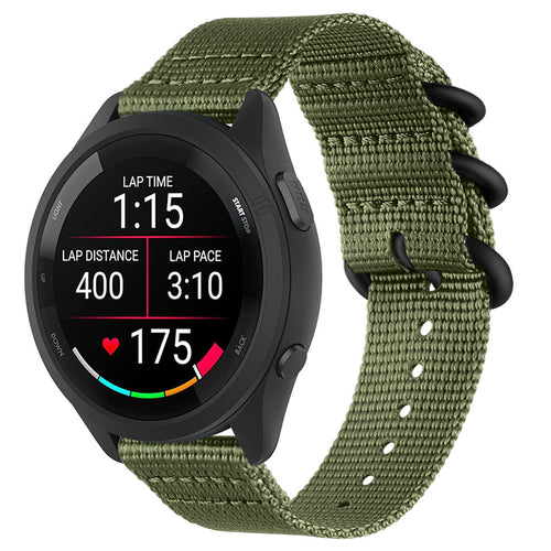 Oval Buckle Design Nylon straps For Garmin Venu 3/Venu 2/Forerunner245/255s/255//265