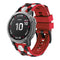 Football Pattern Sports Strap for Garmin Fenix 8 7 7X 6 6X 5X