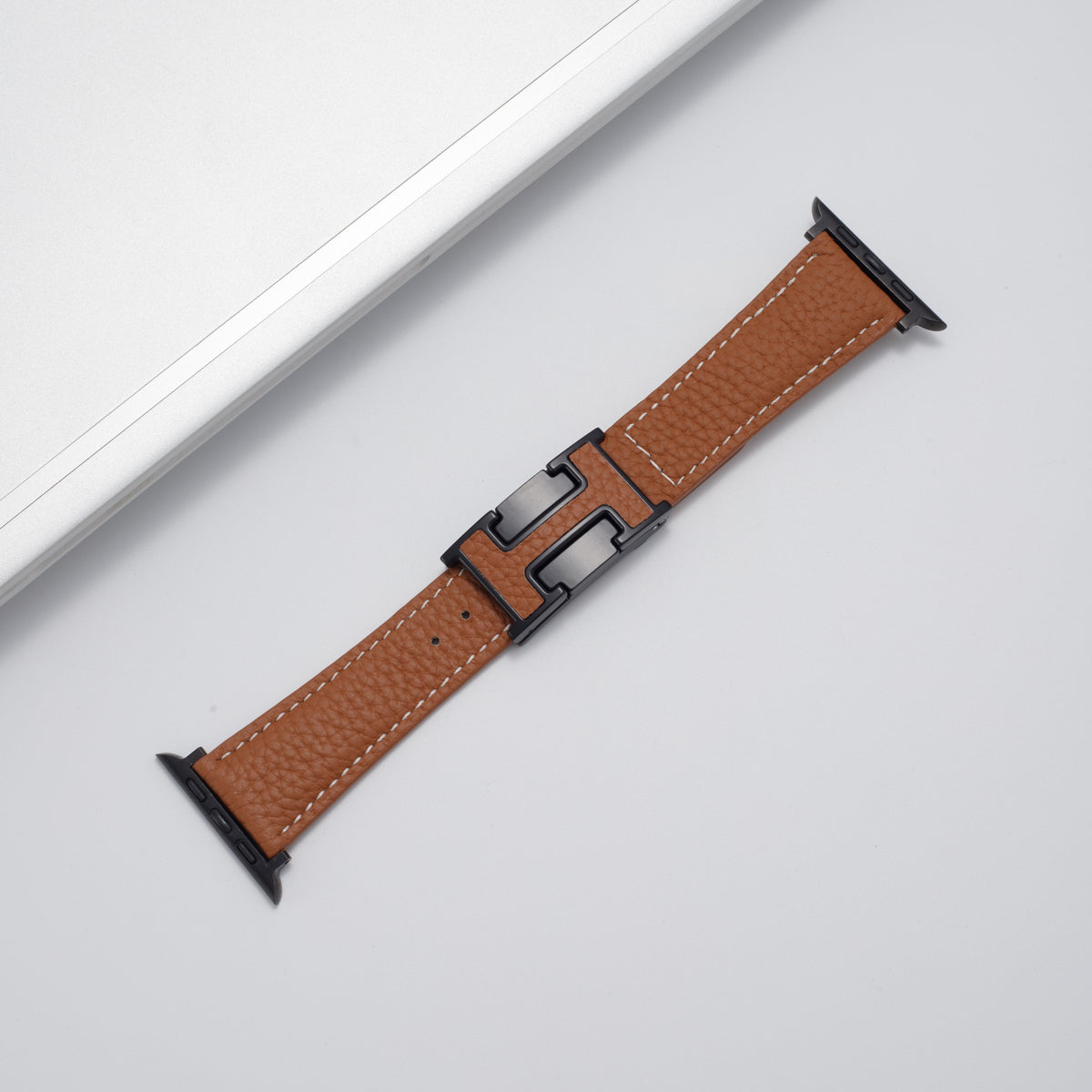 Luxurious Leather Magnetic Buckle Strap for Apple Watch