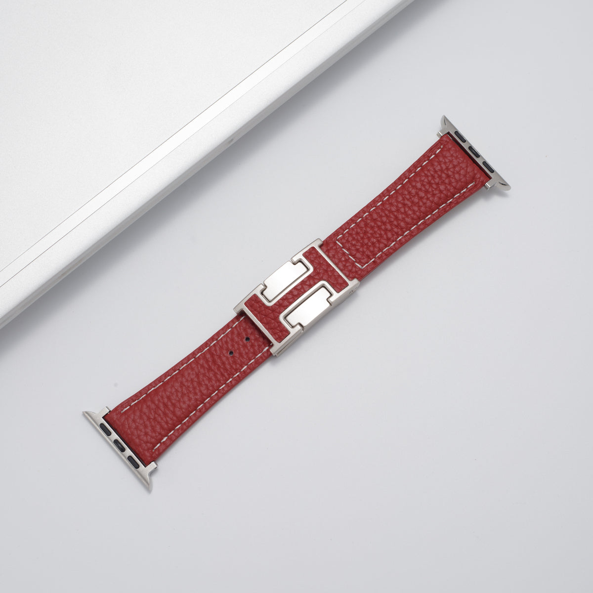 Luxurious Leather Magnetic Buckle Strap for Apple Watch