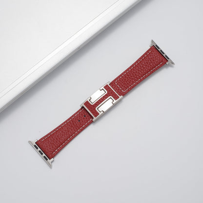 Luxurious Leather Magnetic Buckle Strap for Apple Watch
