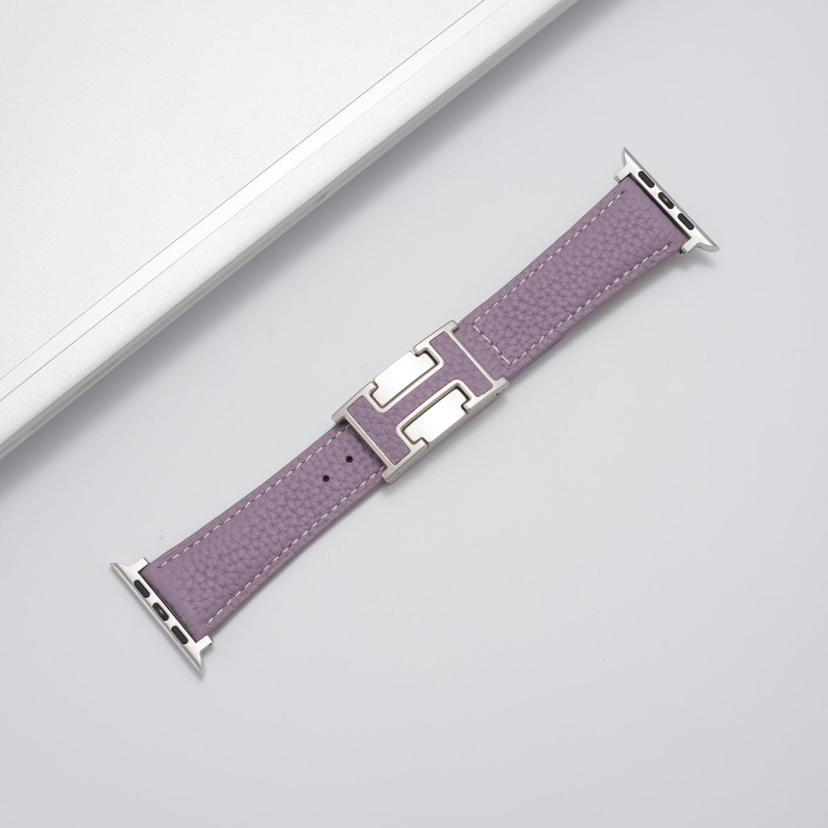 Luxurious Leather Magnetic Buckle Strap for Apple Watch