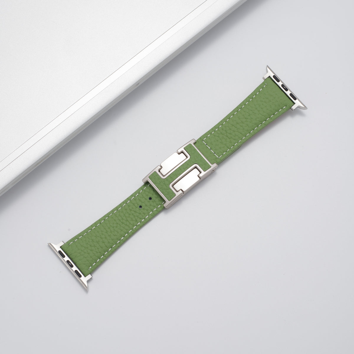 Luxurious Leather Magnetic Buckle Strap for Apple Watch