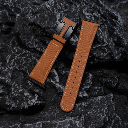 Luxurious Leather Magnetic Buckle Strap for Apple Watch